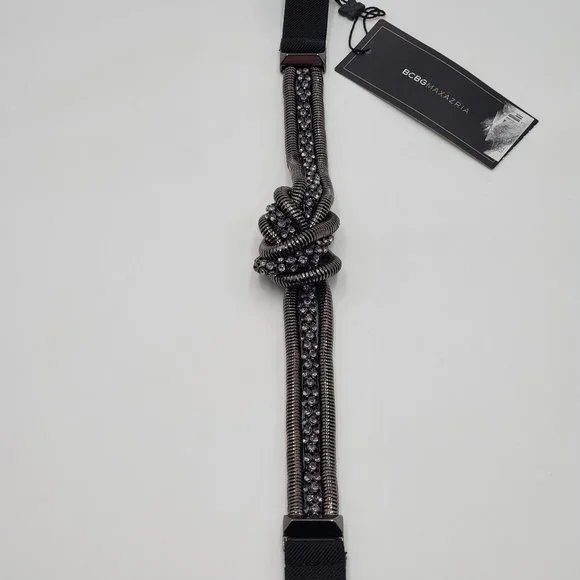 BCBGMaxAzria Knotted Rhinestone Belt - NWT display picture 3
